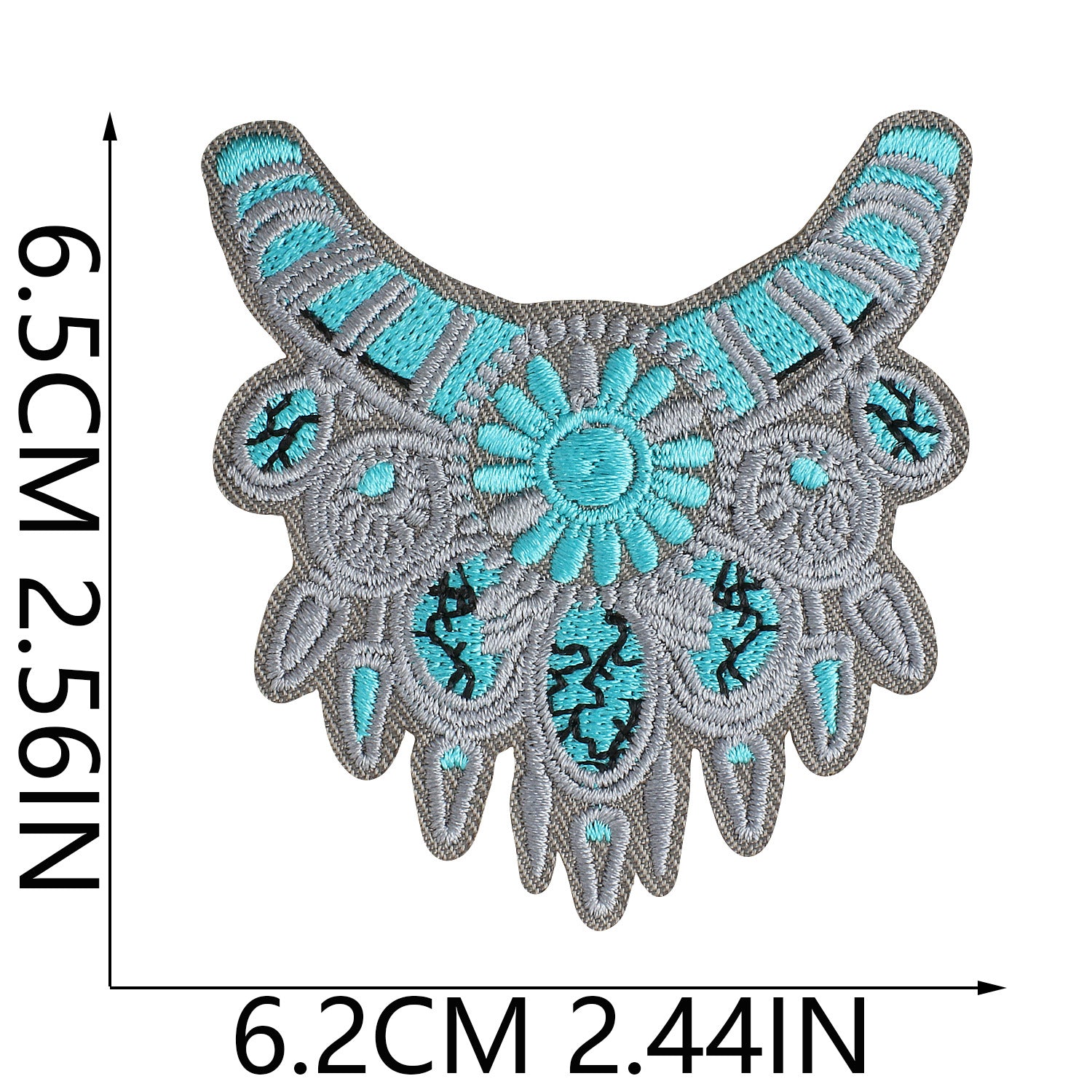 Wholesale Western Cowboy Cactus Embroidered Iron On Patches DIY et And Bag Crafts Boutique Resale