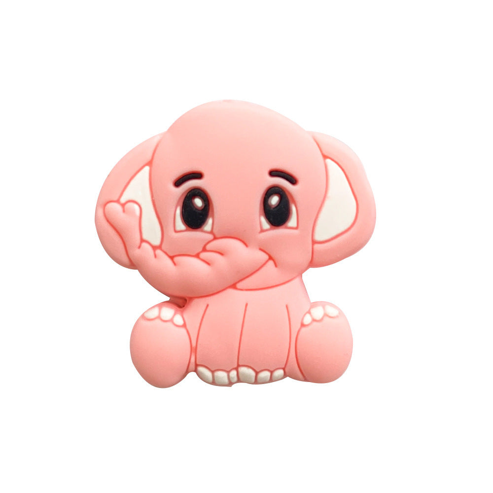 Wholesale 10pcs colorful cartoon elephant animals focal beads