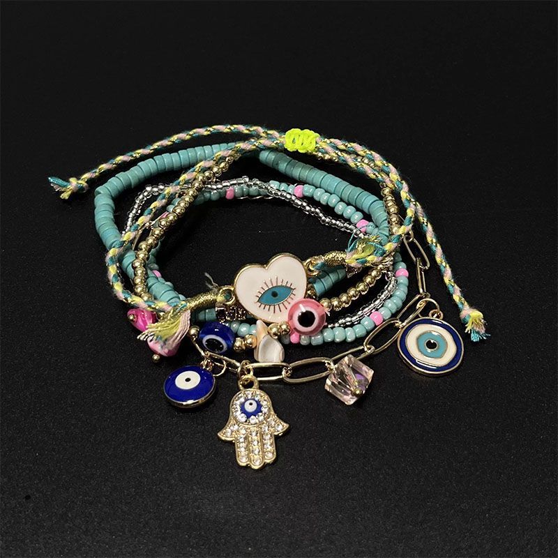 Wholesale Many Stars Set of Six Fairy Tale World Beaded Bracelets
