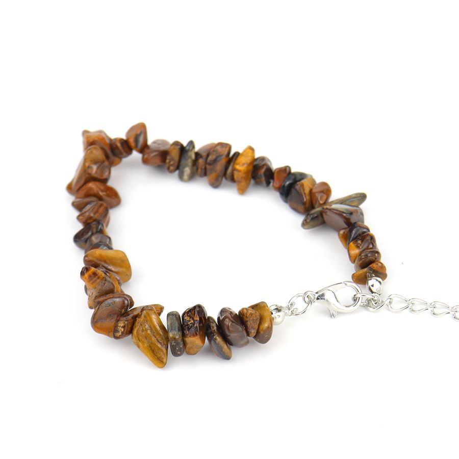 Wholesale Vintage Natural Crystal Crushed Amethyst Adjustable Bracelet