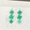 Wholesale St Patrick's Day earrings Carnival personalized all-match Green acrylic glitter Clover lucky grass earrings