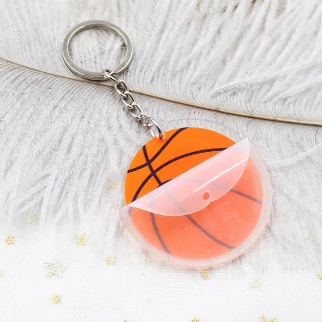 Wholesale Sports ball keychain creative pendant