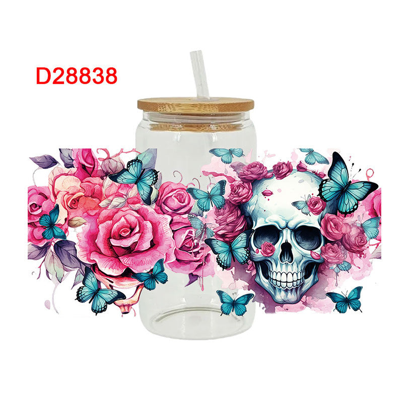 Wholesale UV Transfer Paste Glass Crystal Label Crystal Paste 16OZ UV DTF WRAPS