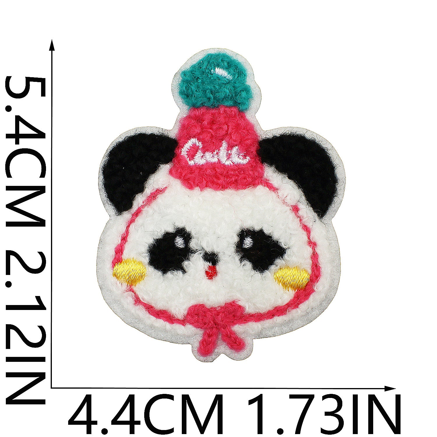 Wholesale Cute Panda Embroidery Patch For Clothing And Bag Decoration DIY Craft Supply Trendy Fashion Accessory For Resale