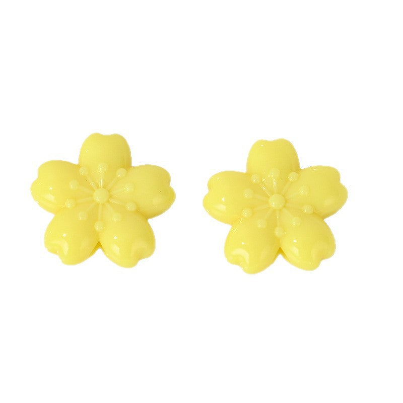 Wholesale 5pcs/pack   Candy-colored flower beads Acrylic Beads