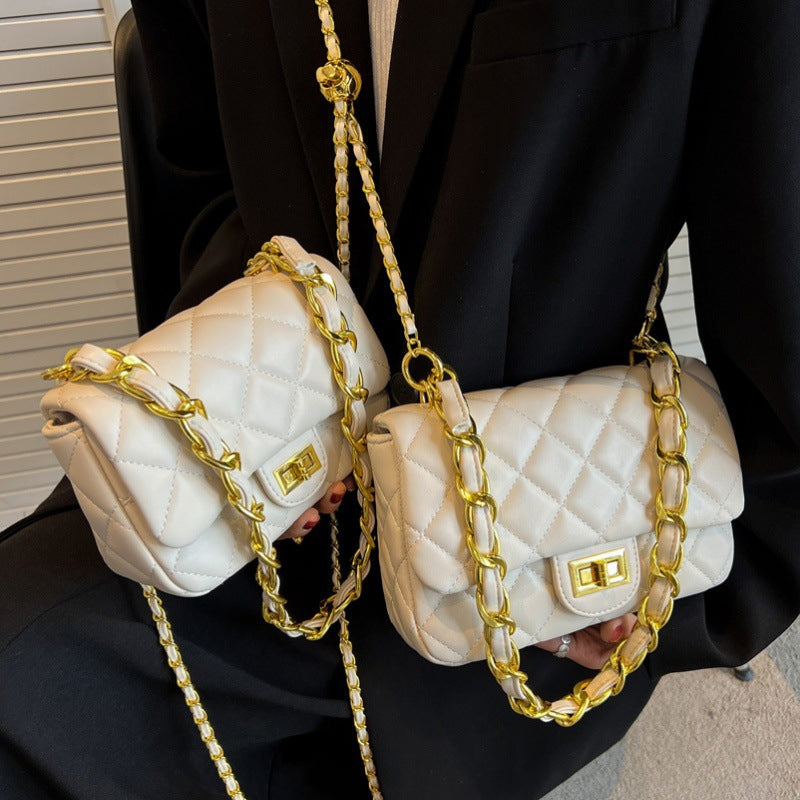 Wholesale Diamond Embroidery Chain Shoulder Armpit Small Square Bag