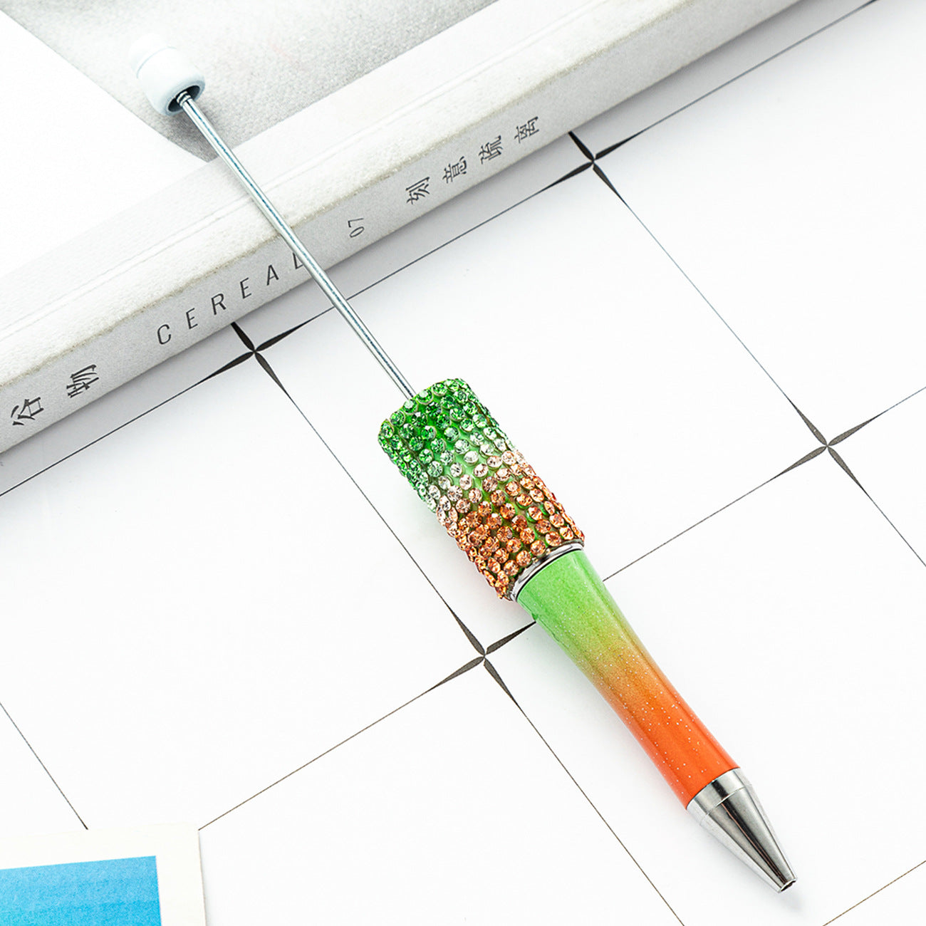 Wholesale 500pcs Beadable Pens Rhinestone Pens Handmade Plastic Diamond Pen