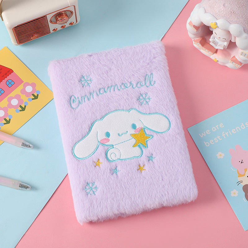 Wholesale Cartoon Character Plush Notebook Student Notepad