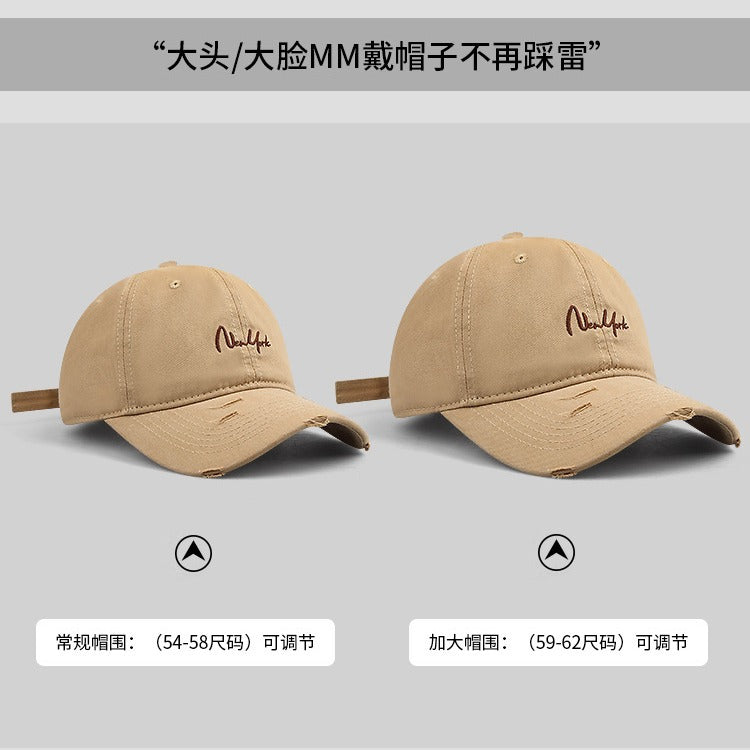 Wholesale Large head circumference unisex peaked cap