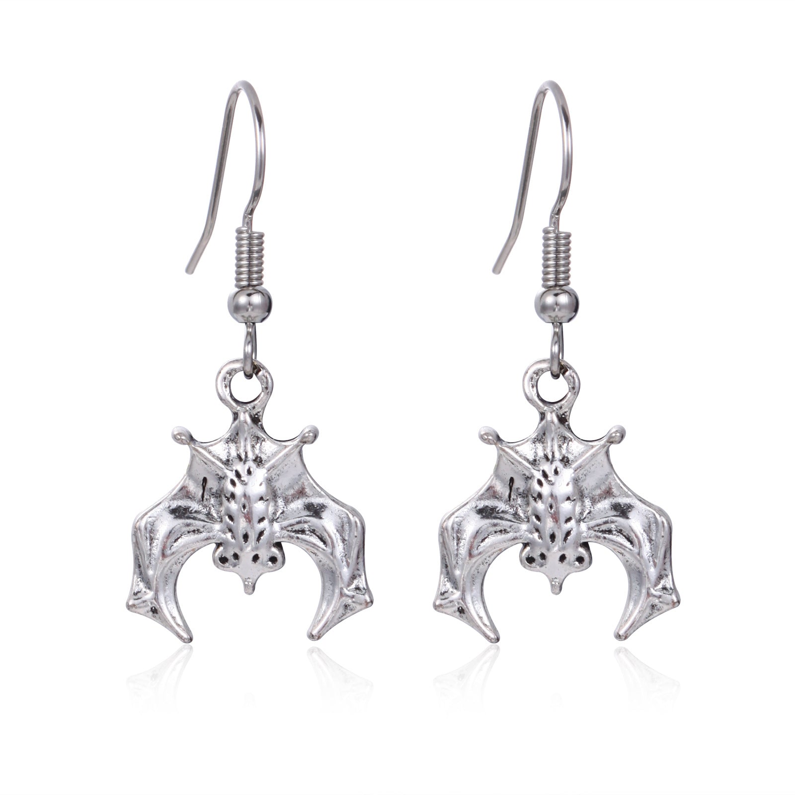 Wholesale  Skull Pumpkin Earrings Silver Tone Zinc Alloy Rhinestone Jewelry Party Wear For Women