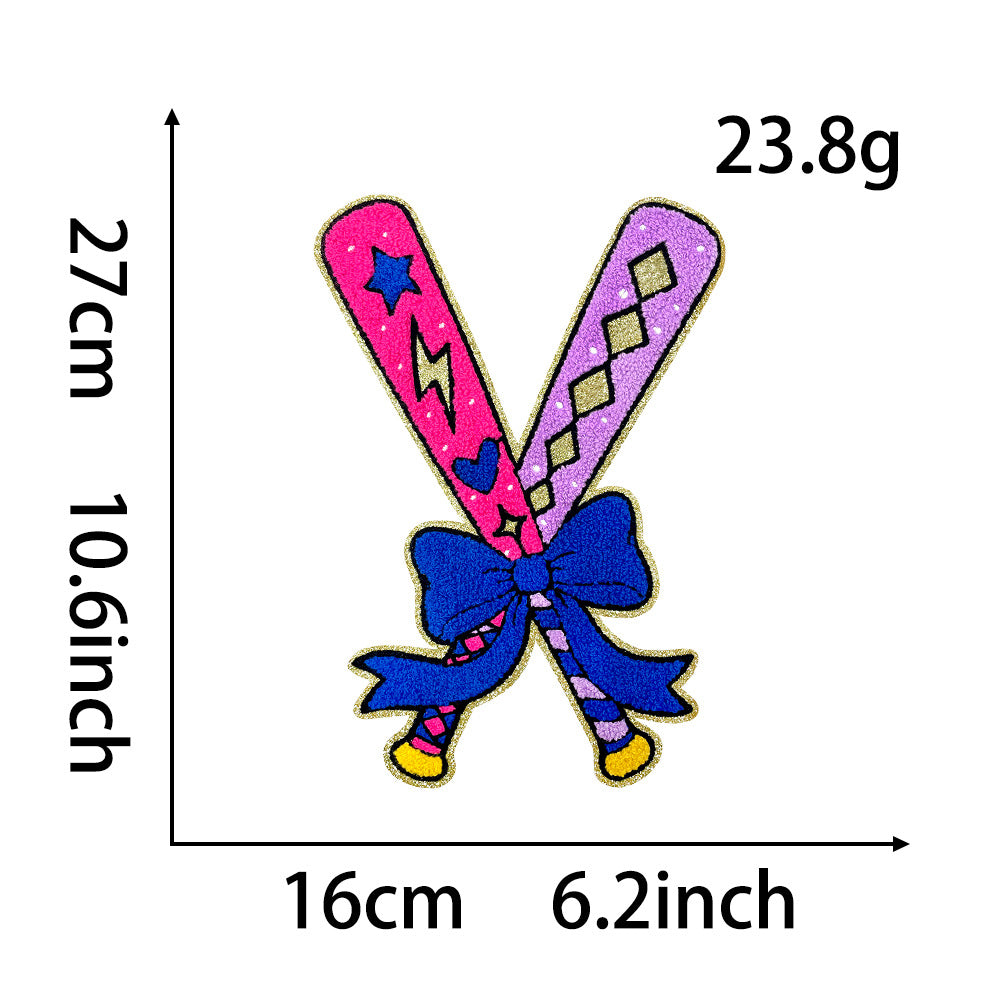 Wholesale Trendy Sequin Embroidered Lucky Carnival Patch Valentine S Day Coat Accessory