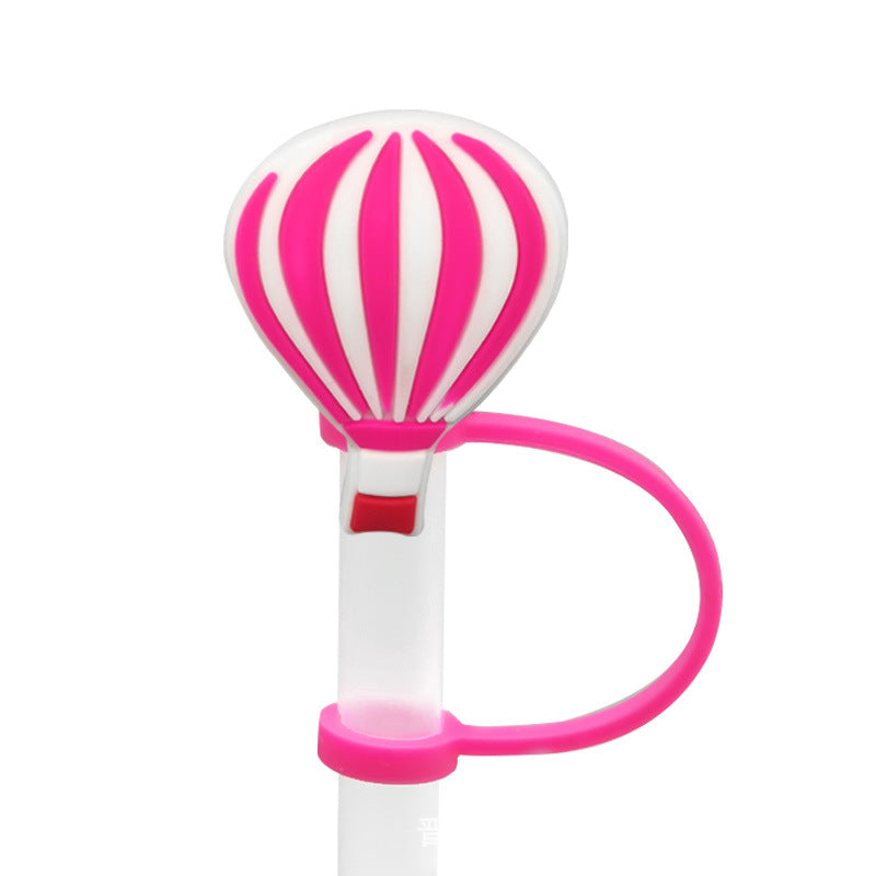 Wholesale 10pcs/pack Cute straw cap straw cover silicone dust plug party straw decoration