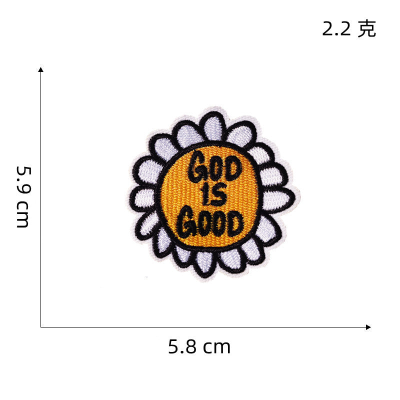 Wholesale Cartoon Cute  Embroidered  Multicolor Landscape Cloth DIY Patches