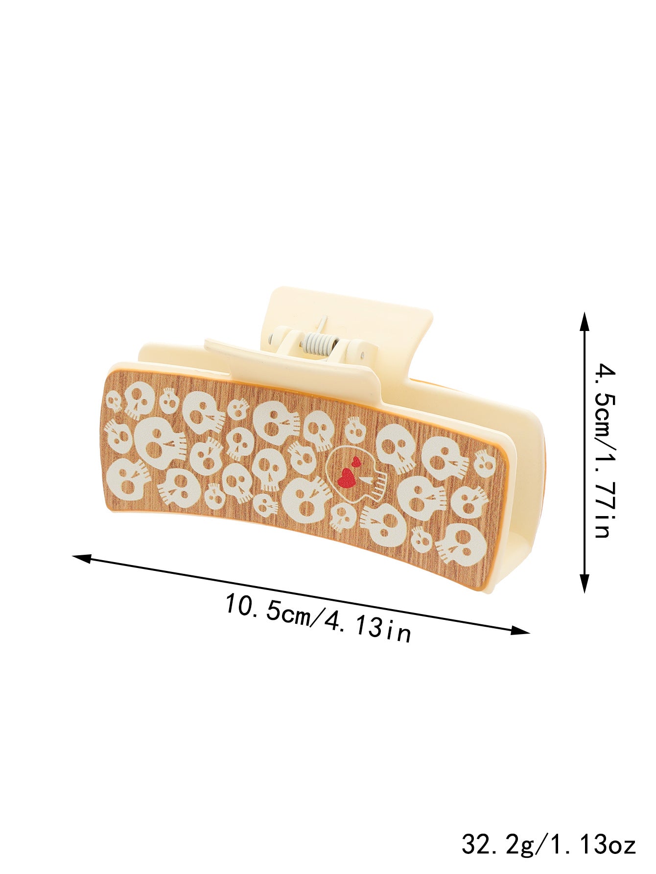 Wholesale Halloween Vintage Style Dark Leather Hair Clip