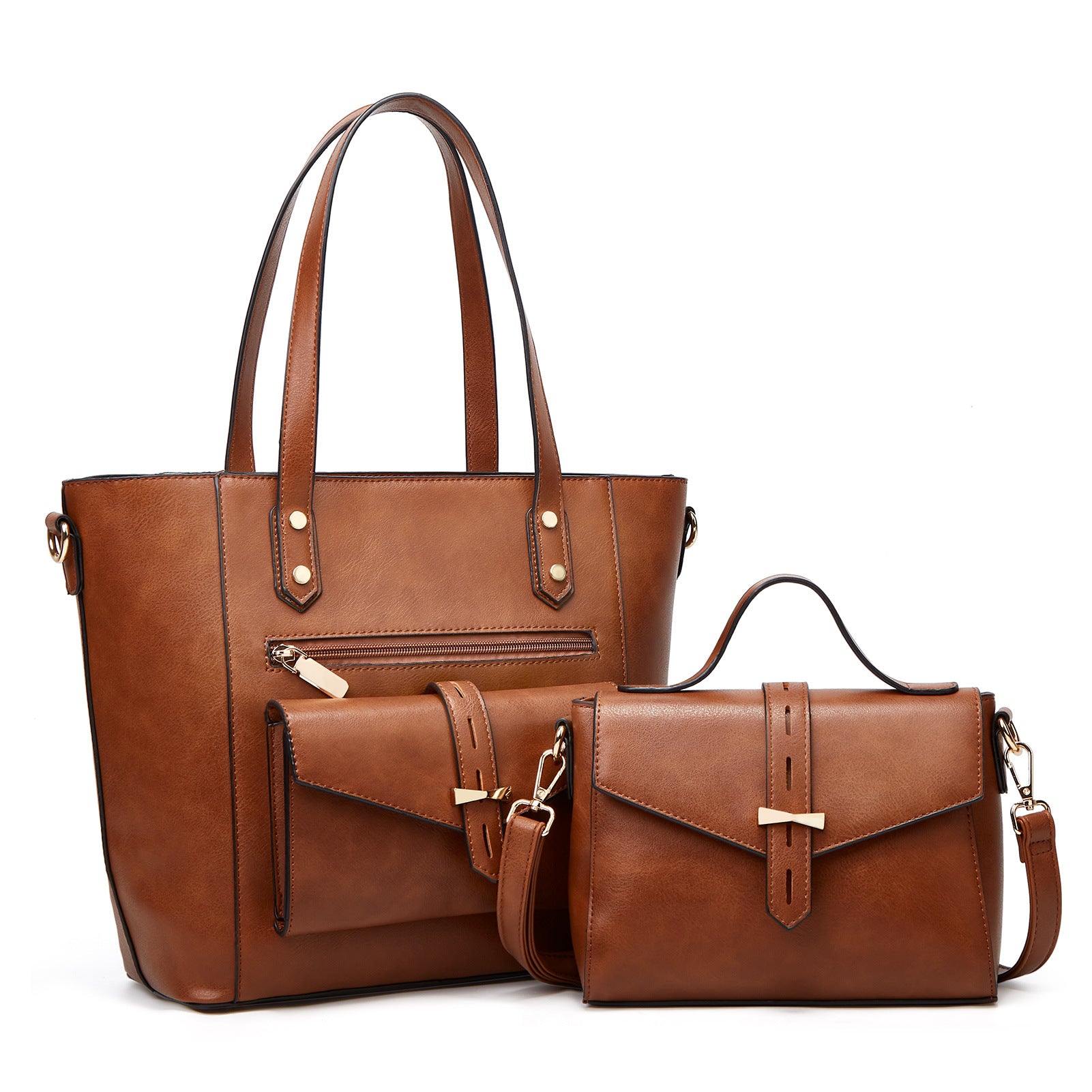 Wholesale Women's Shoulder Bag Large Capacity Tote Mother and Child Bag Handheld PU Crossbody Bag