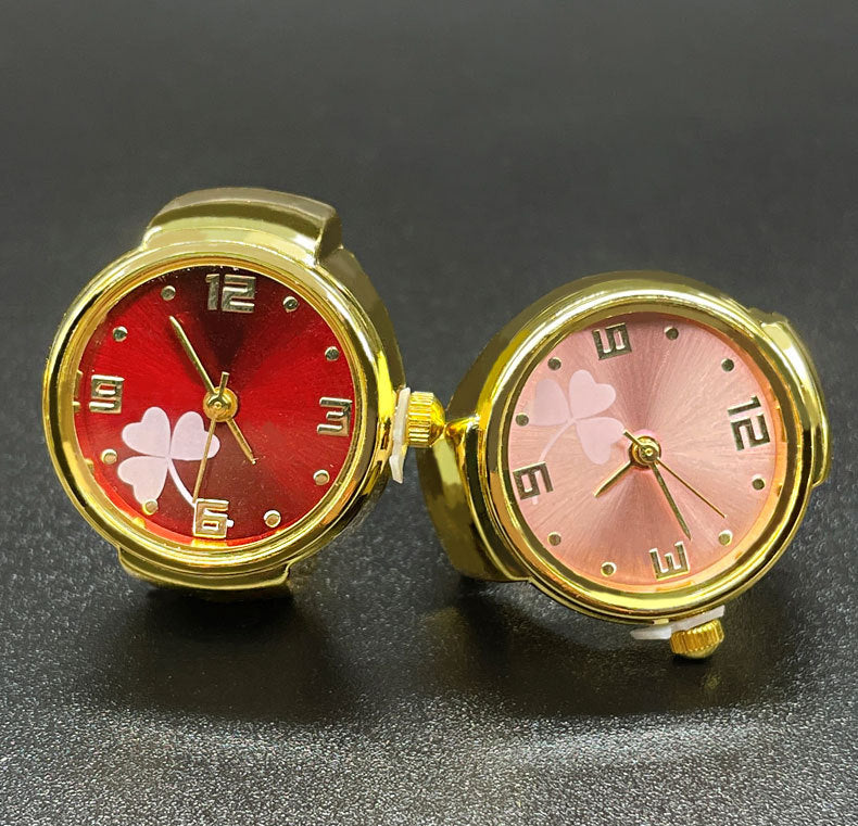 Wholesale [Ring watch] personalized men and women Mini couple quartz ring watch