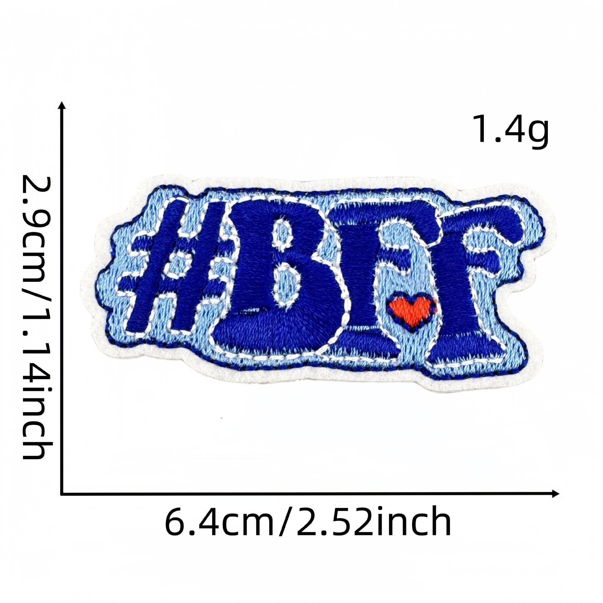 Wholesale Blue series cartoon embroidery DIY patches