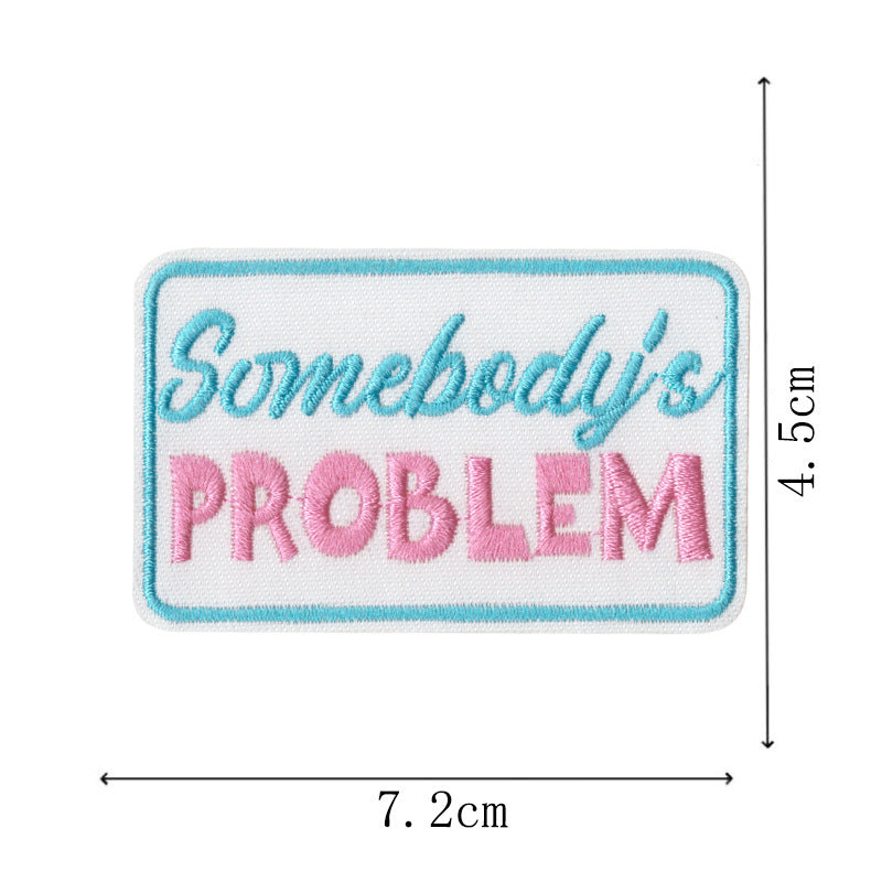 Wholesale 9 Piece Embroidered Patch Set Pink Lady Sports Car Denim Style For et Bag DIY Party Boutique Decoration