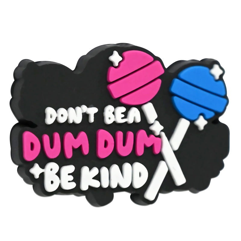 Wholesale Random 100pcs Color Inspirational Phrase Series Focal Beads