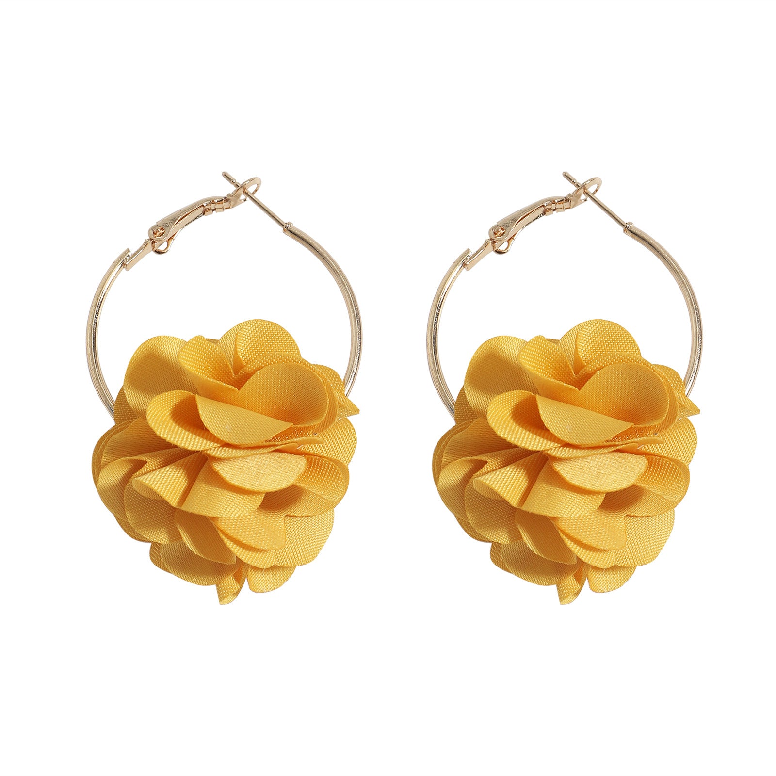 Wholesale Art Flower Multi-layered Earrings