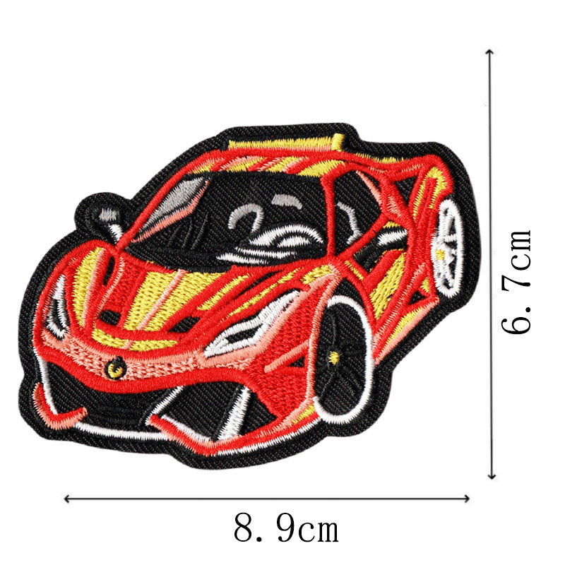 Wholesale Embroidered Iron On Patches For Coats Set Of 9 Trendy Campus Number Badges