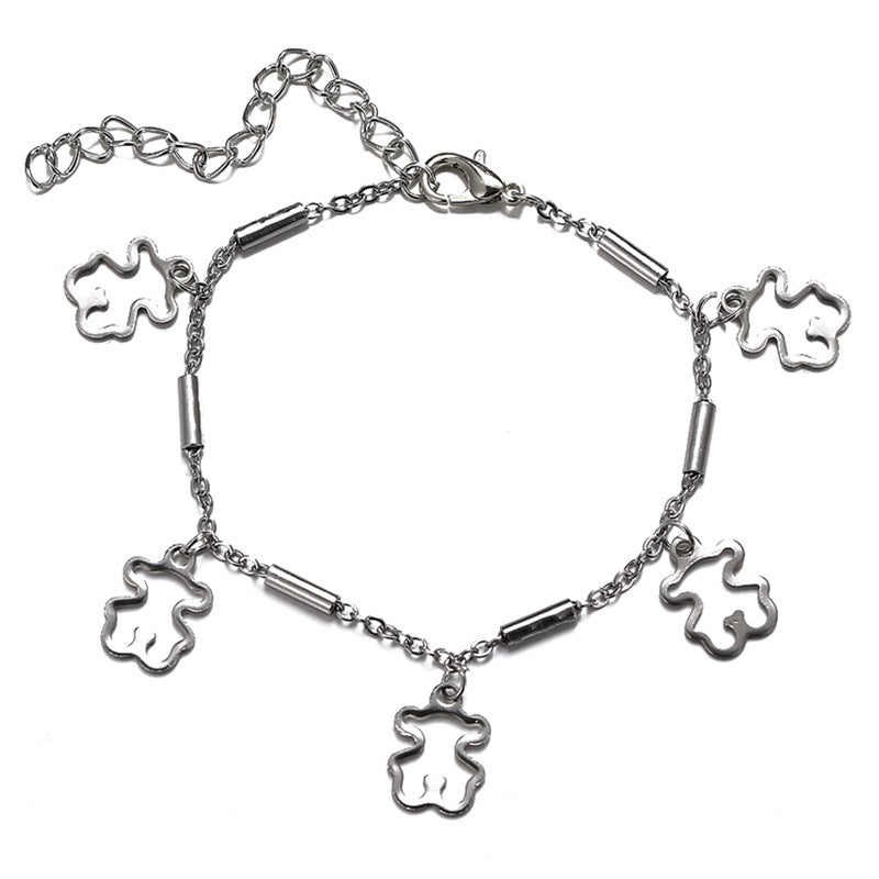 Wholesale Metal Bear Coin Bracelet