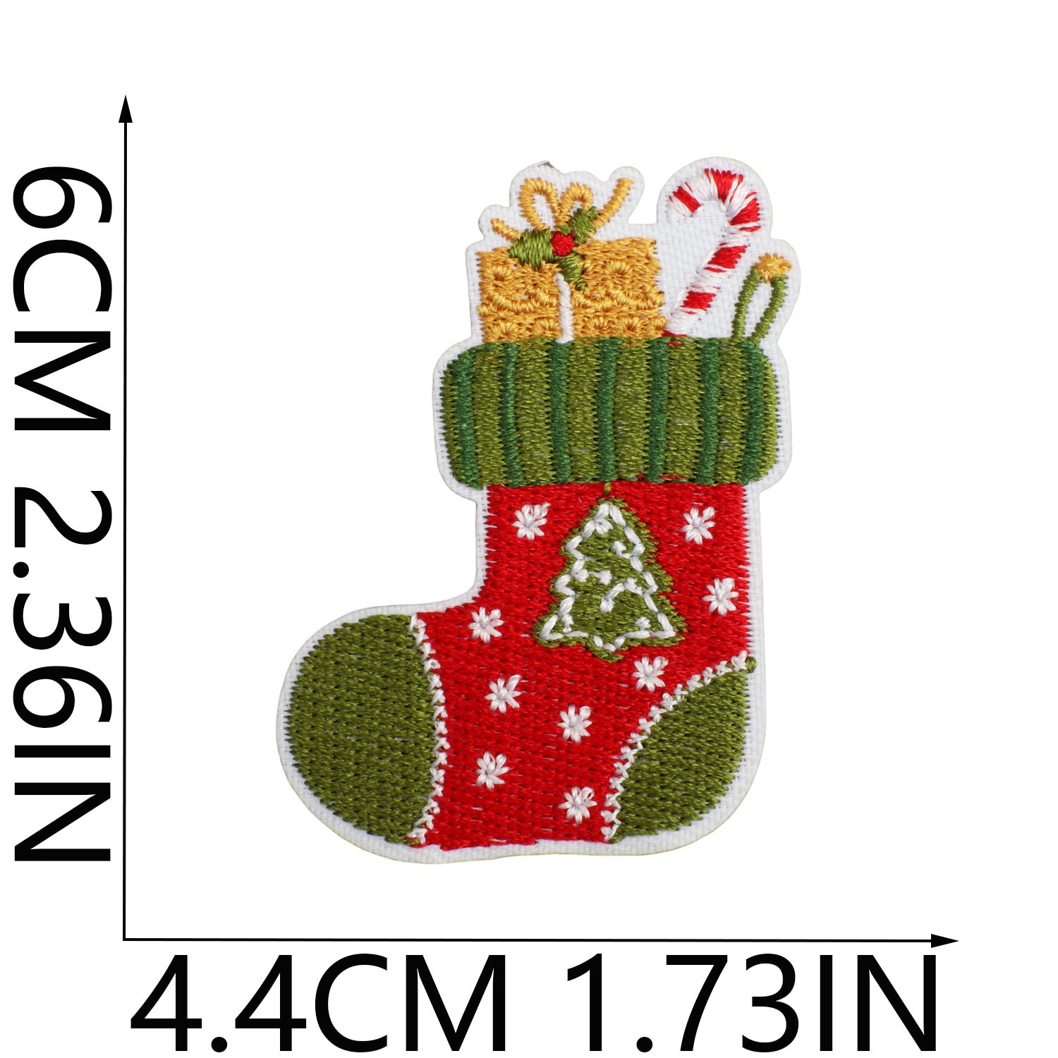 Wholesale Polyester Iron On Christmas Embroidered Patches Bells Stars Cartoon Design For Clothing DIY