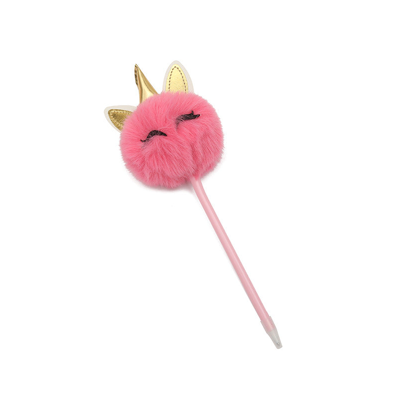 Bolígrafo de dibujos animados de plástico de plástico de unicornio al por mayor