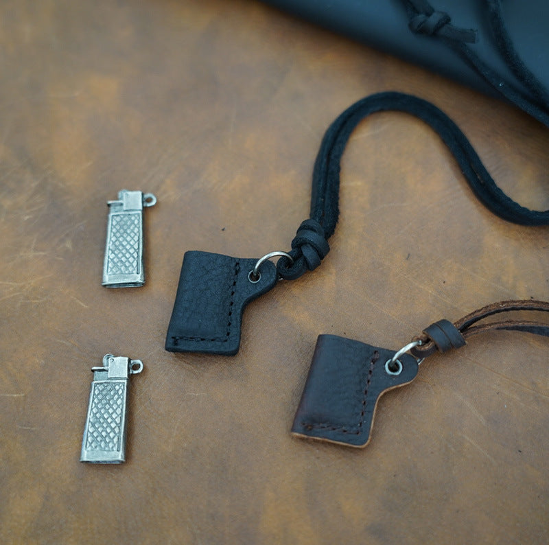 Wholesale Vintage Alloy Cowhide Rope Necklaces