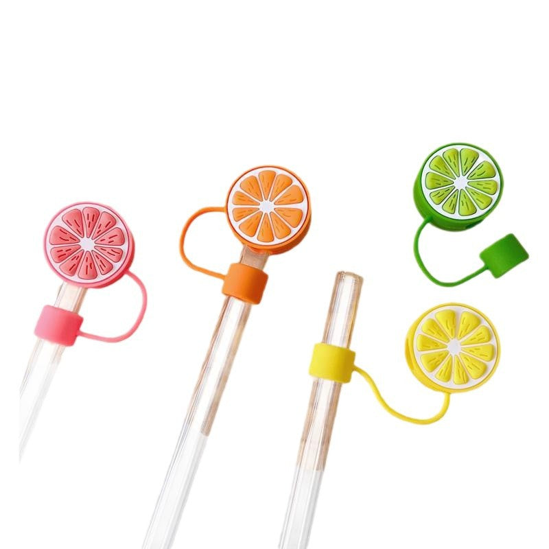 Wholesale 8mm 10mm lemon four color straw cap