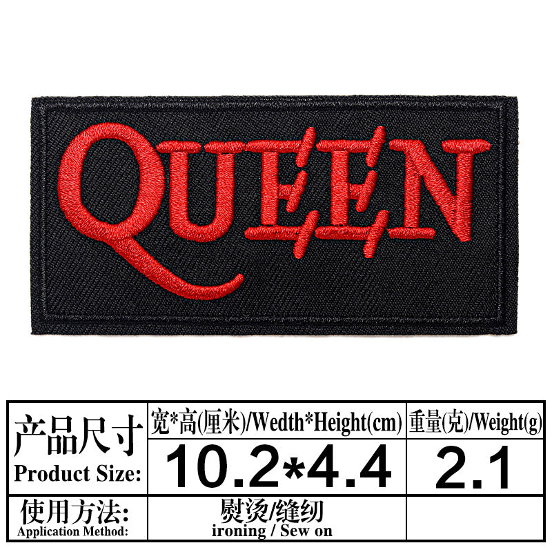 Wholesale Black And White Embroidered Letter Patches Set Of 16 For Clothes Bags Towels Fashion Decorative Gift Resale
