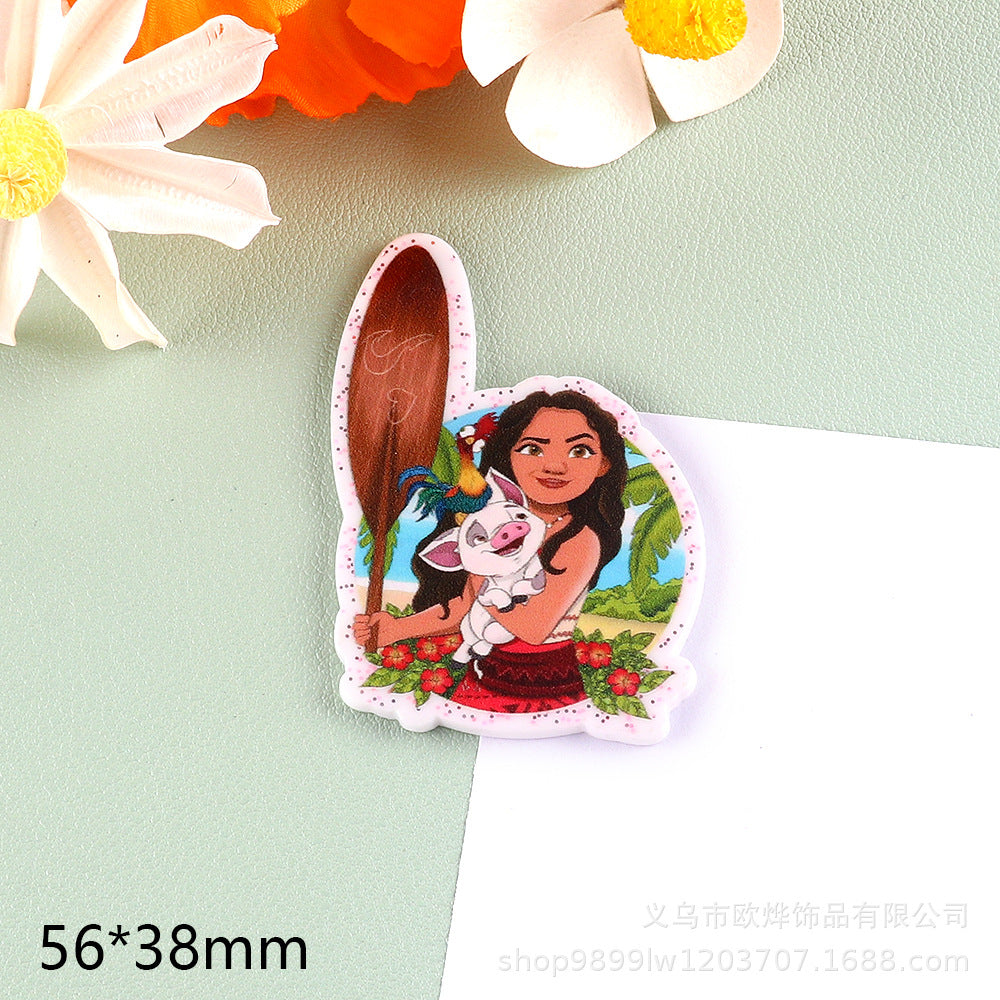 Wholesale 10pcs/pack Cartoon  cute acrylic pins  OLY Exclusive