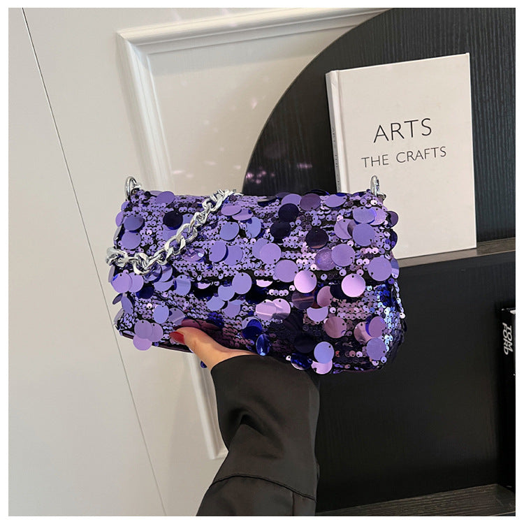 Wholesale Chain Portable Sequin Bags