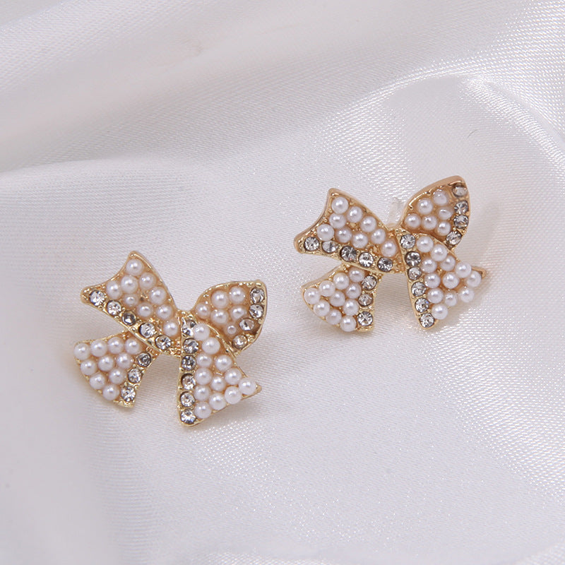 Wholesale Diamond Bell Snowflake Christmas Tree Earrings