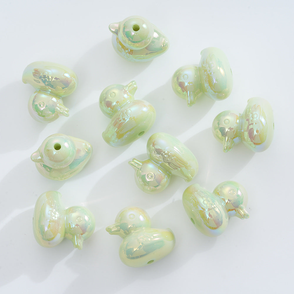 Wholesale 10pcs Duck Beads DIY Jewelry Accessories Vertical  Beads