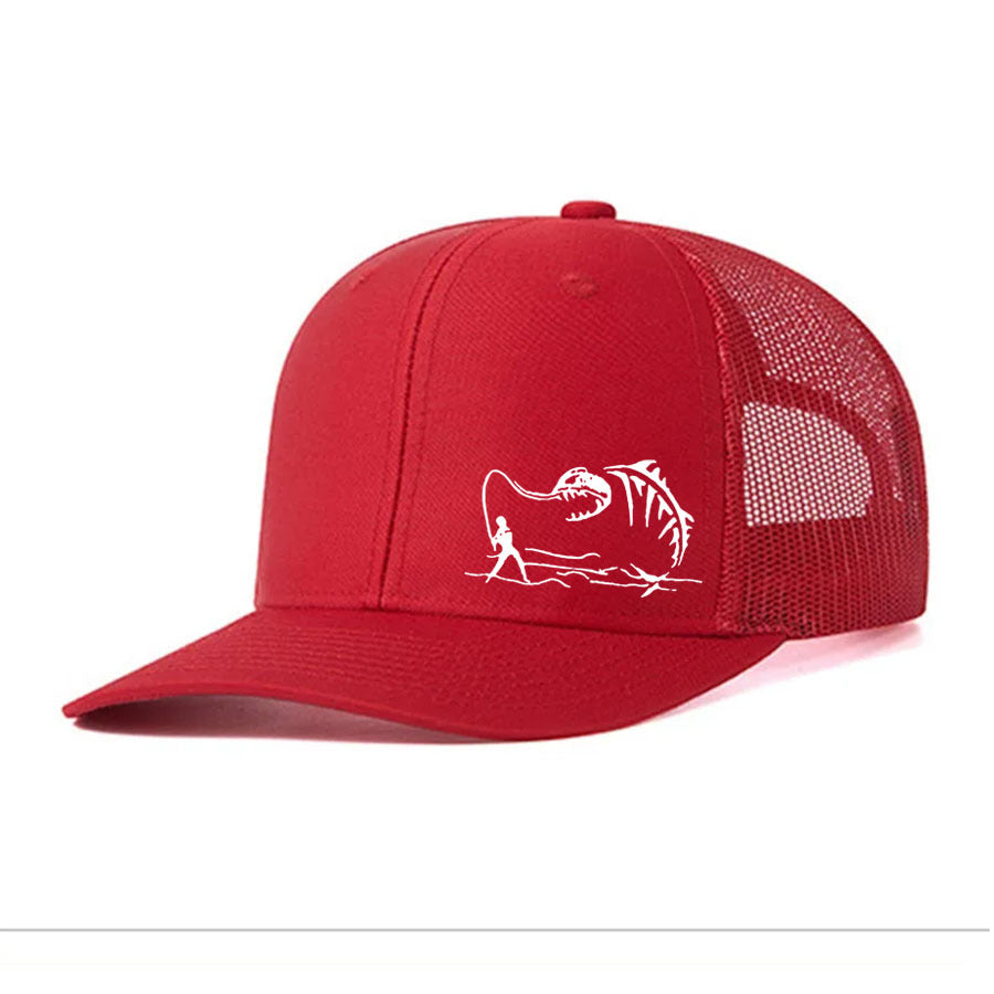 Wholesale Fisherman print mesh color breathable baseball