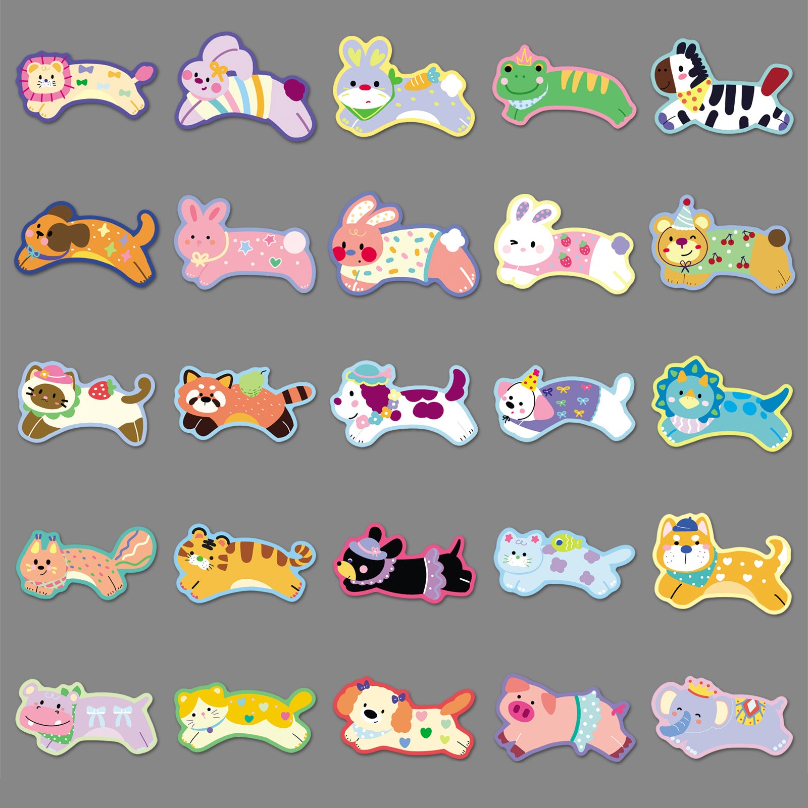 Wholesale 50pcs Running Animal Graffiti Stickers