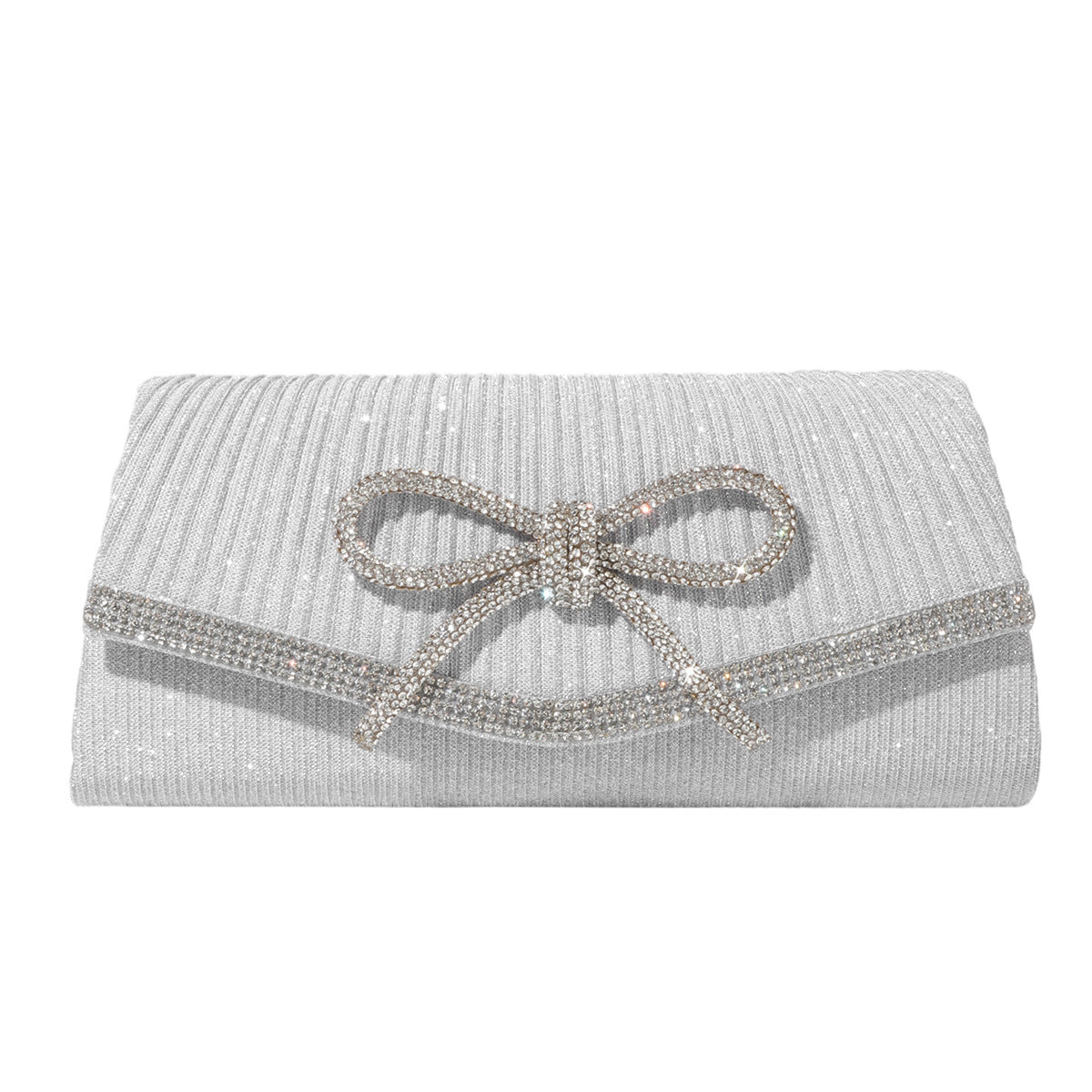 Wholesale Fashionable evening bag diamond bow chain crossbody clutch