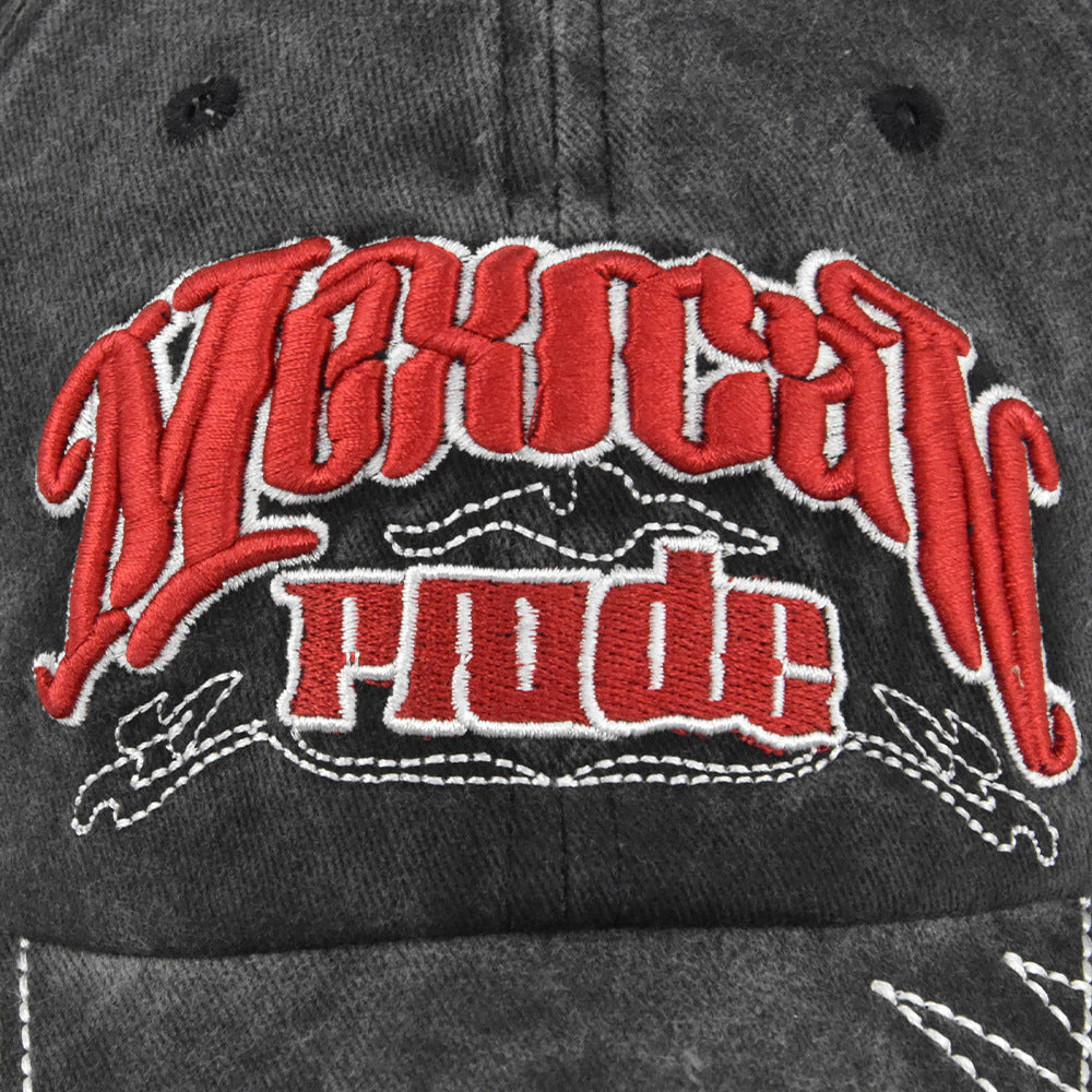 Gorra de béisbol bordada de algodón algodón al por mayor