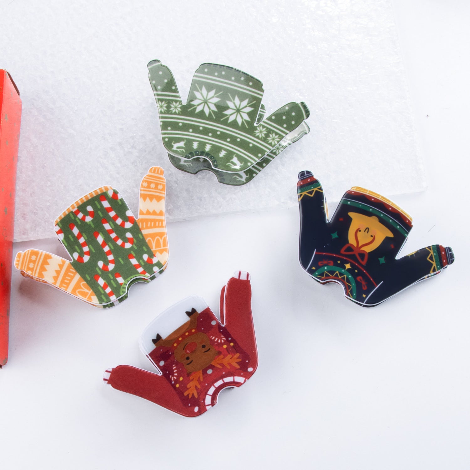 Wholesale Christmas Sweaters with Hair Clips