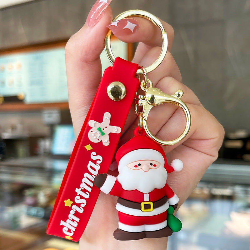 Wholesale Cute Christmas Snowman Cartoon Keychains