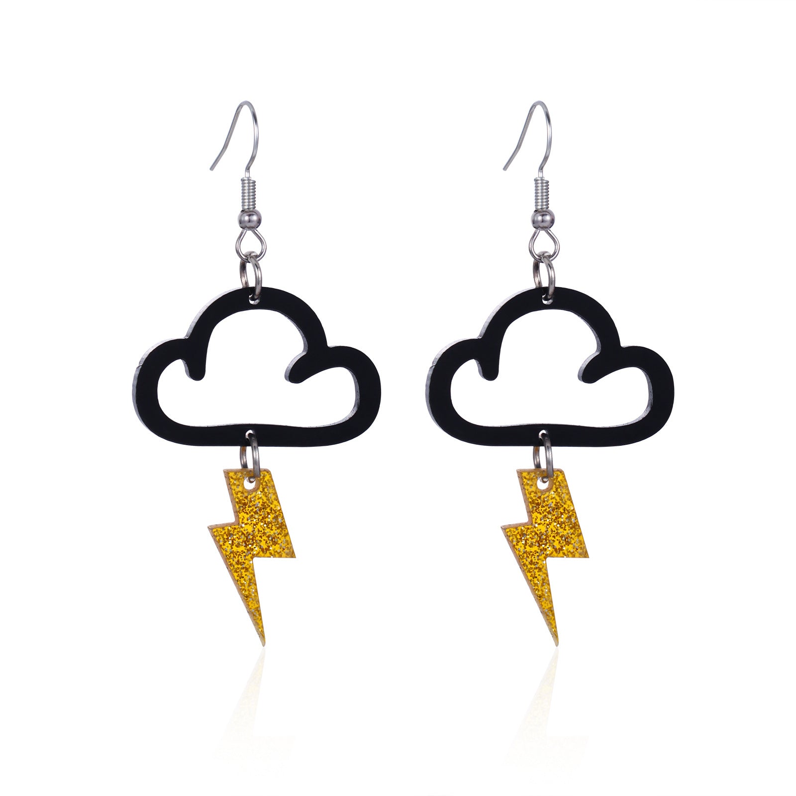 Wholesale Handmade Acrylic  Earrings Skull  Web Bat Design Trendy Jewelry Accessory For Party