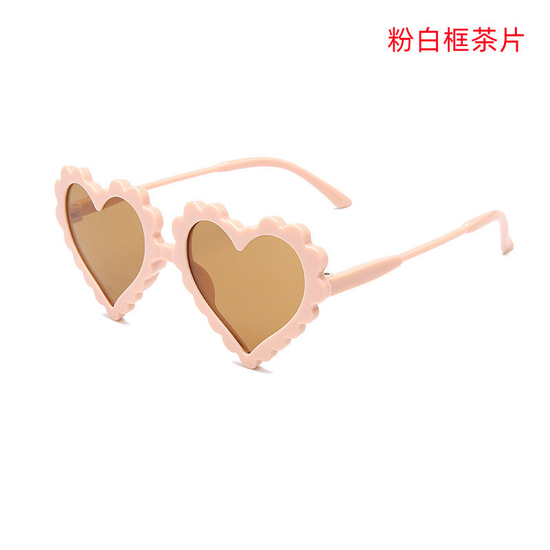 Wholesale Children's Heart Shaped Sunglasses