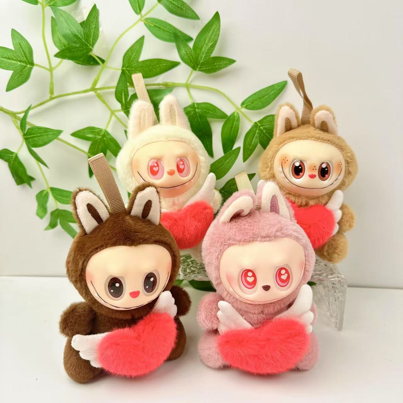 Wholesale Cute Cartoon Plush Monster Keychain