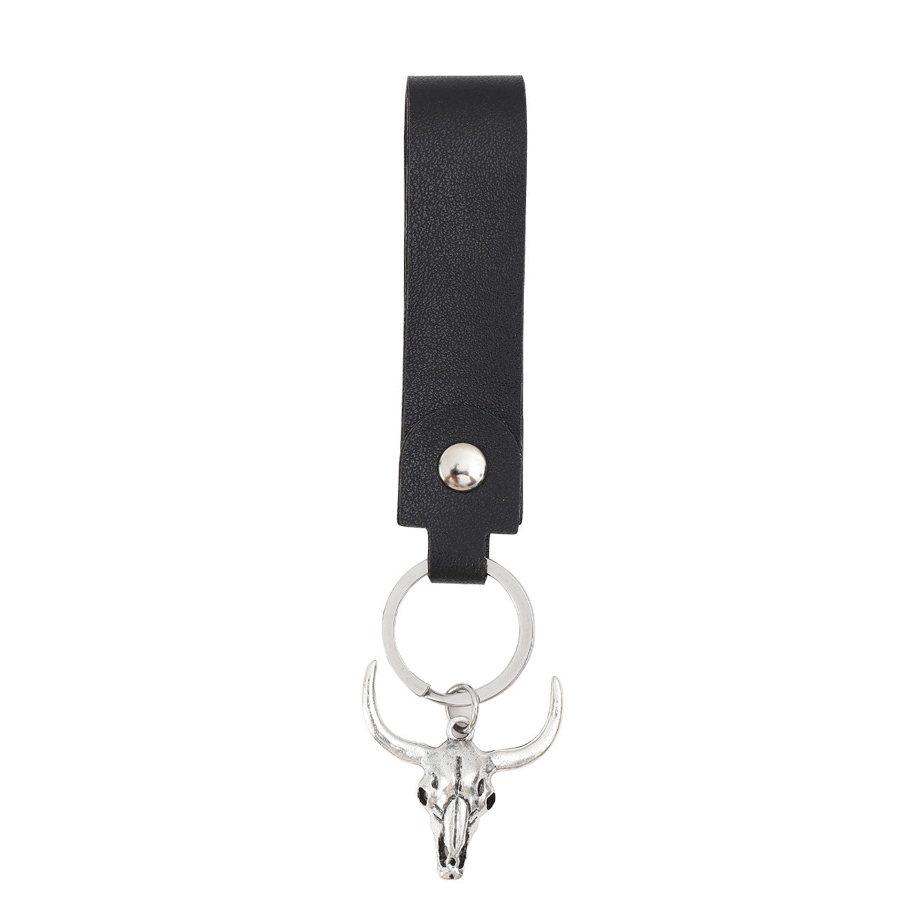 Wholesale Vintage Cowhead Leather Keychains