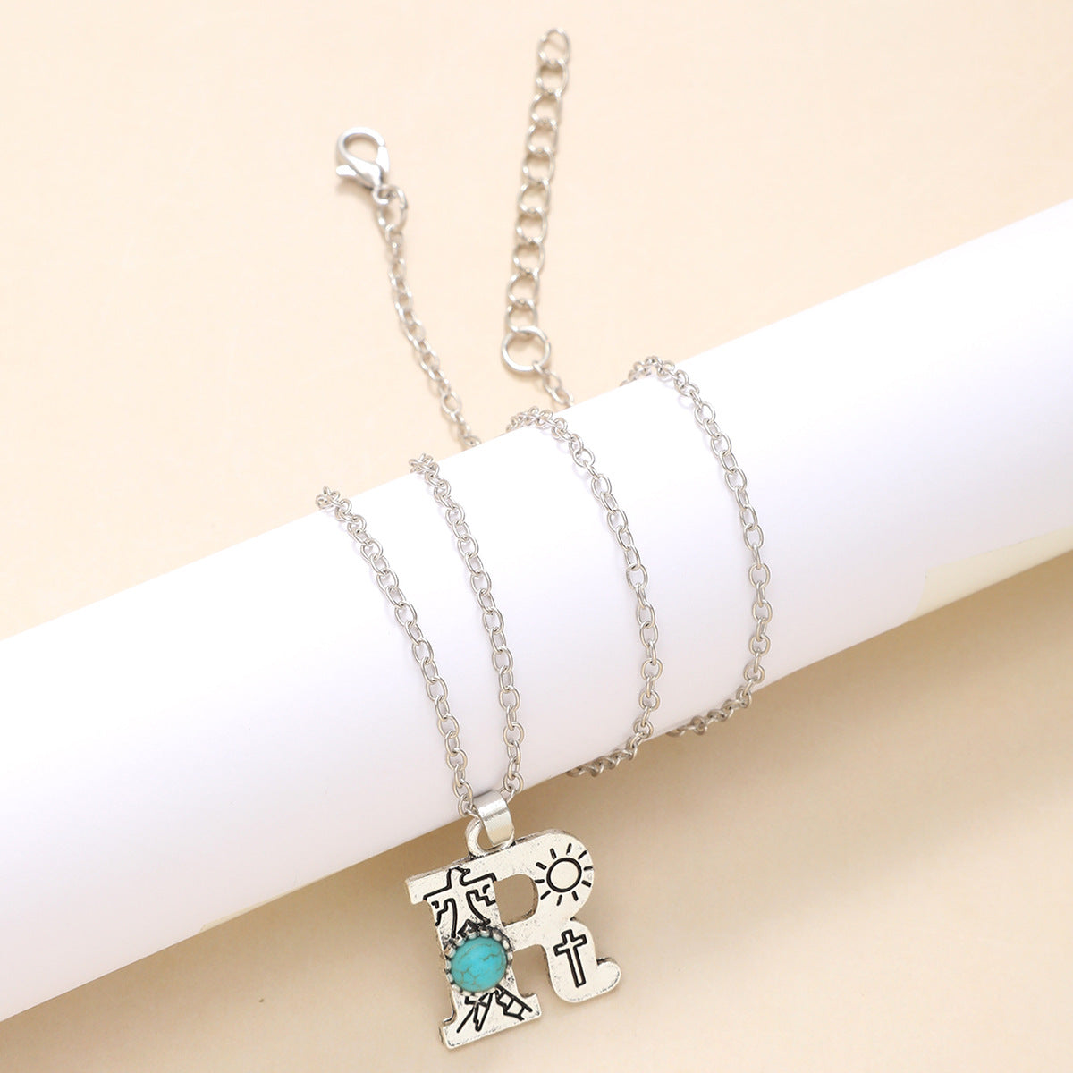 Wholesale Alloy English letter necklace western style