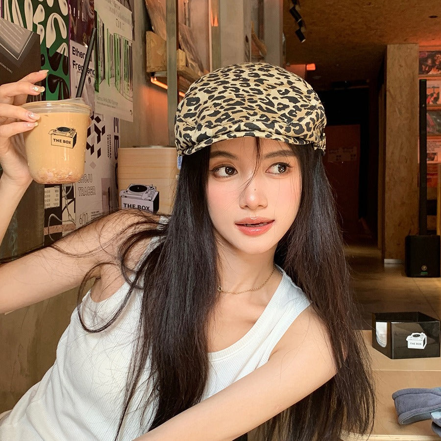 Wholesale Vintage Leopard Beret