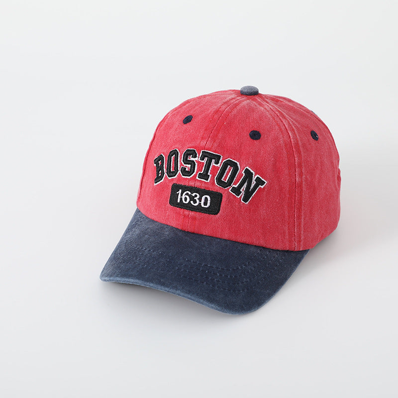 Wholesale Colorblock English Letters Baseball Cap