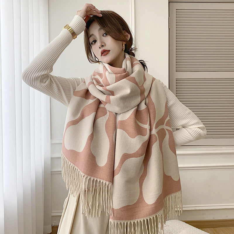Wholesale Winter Imitation Cashmere Thickened Warm Scarf
