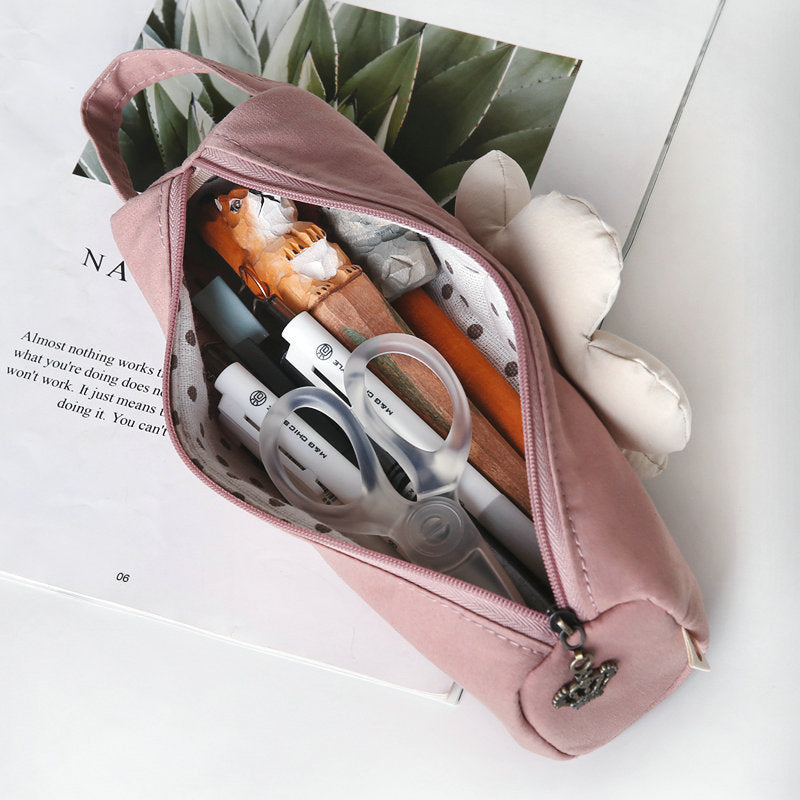 Wholesale Flower Canvas Pencil Case